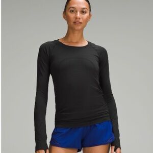 Lululemon Black Swiftly Tech Long Sleeve Shirt 2.0 - Size 20